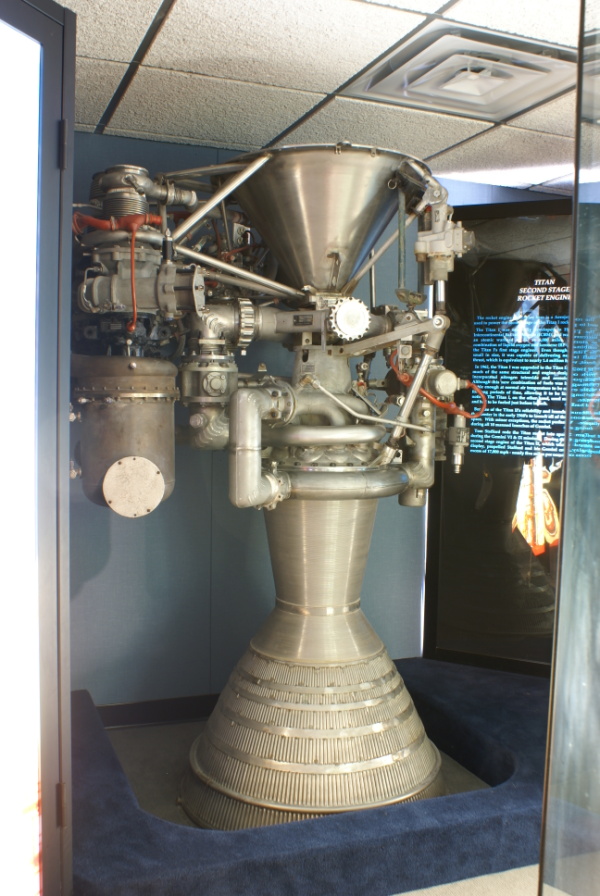 LR-91 Engine at Stafford Air & Space Museum