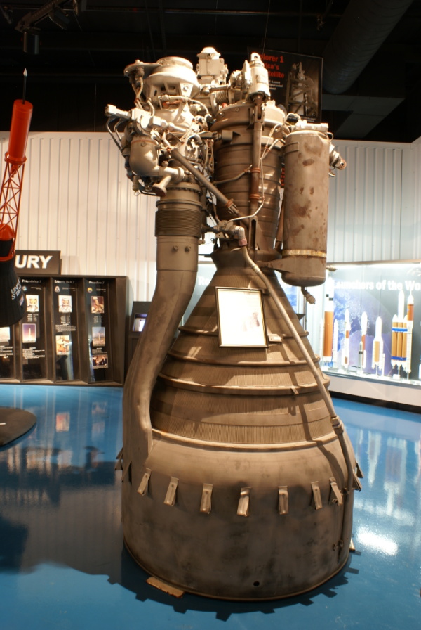 LR-105 (Atlas Sustainer) Engine at Stafford Air & Space Museum