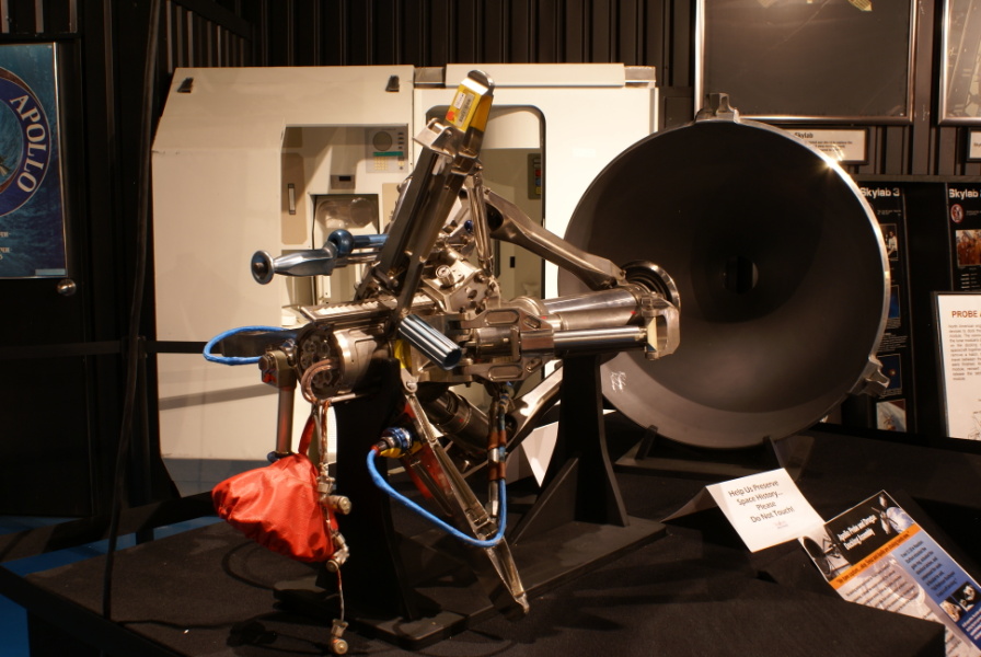 Apollo docking probe and drogue system at Stafford Air & Space Museum.