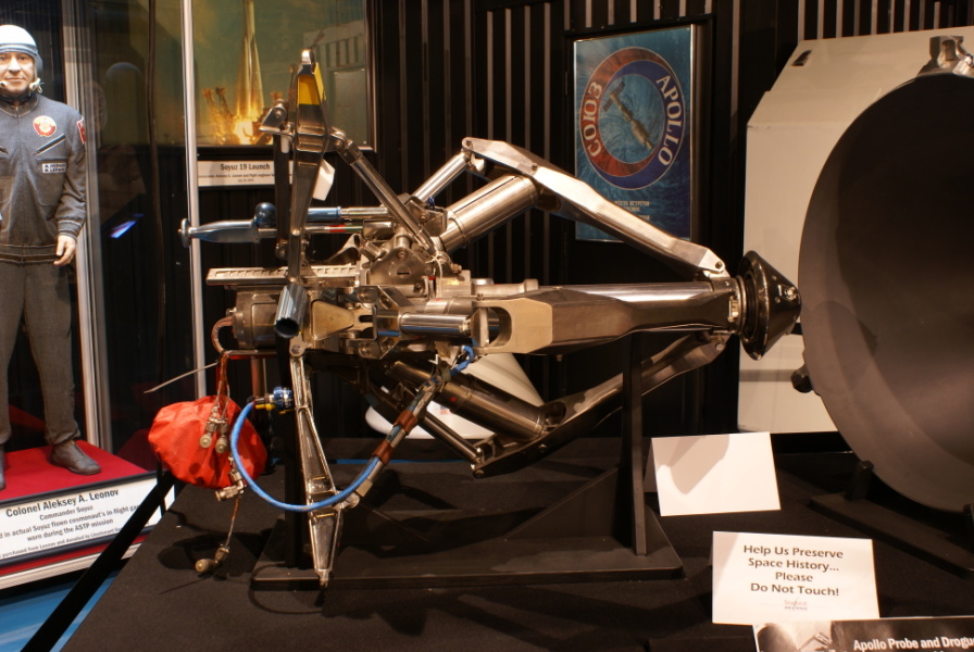 Apollo docking probe at Stafford Air & Space Museum.