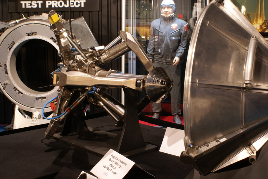 Apollo docking probe at Stafford Air & Space Museum.