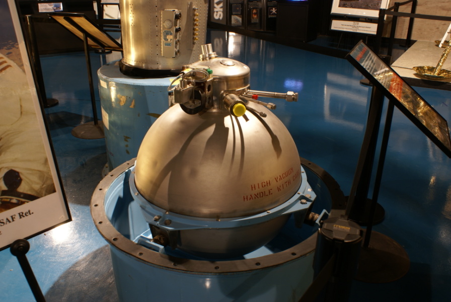 Apollo Service Module Cryogenic Oxygen Tank at Stafford Air & Space Museum