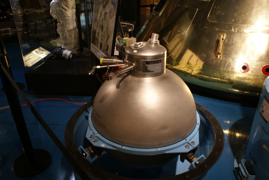Apollo Service Module Cryogenic Oxygen Tank at Stafford Air & Space Museum