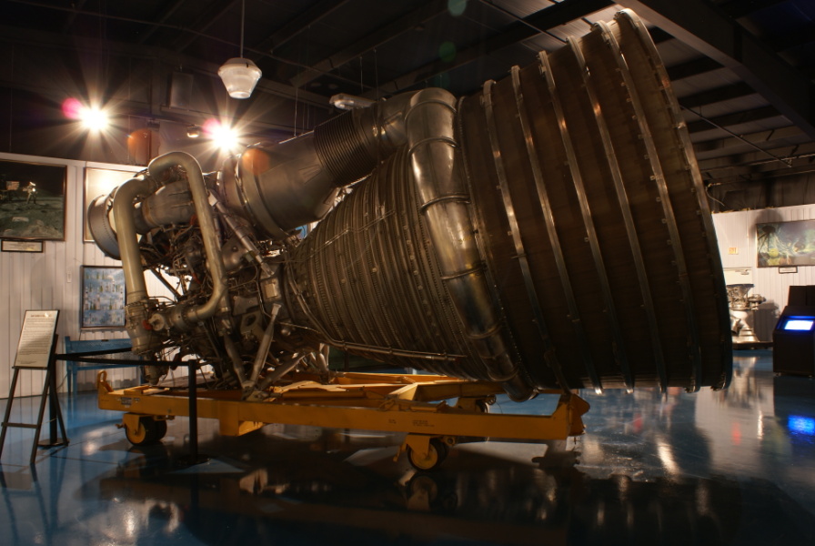 F-1 Engine at Stafford Air & Space Museum