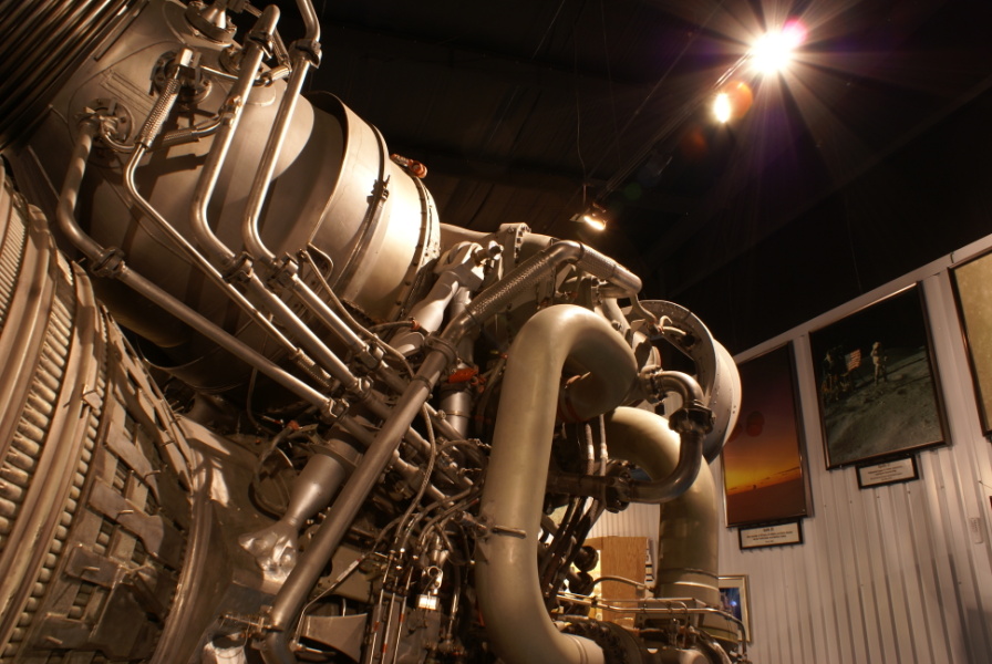 F-1 Engine at Stafford Air & Space Museum