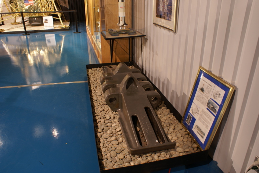 Crawler-Transporter Tread at Stafford Air & Space Museum
