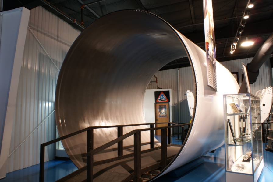 SRB Casing at Stafford Air & Space Museum