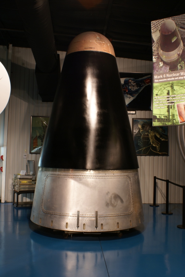 Titan II Mark 6 Reentry Vehicle at Stafford Air & Space Museum