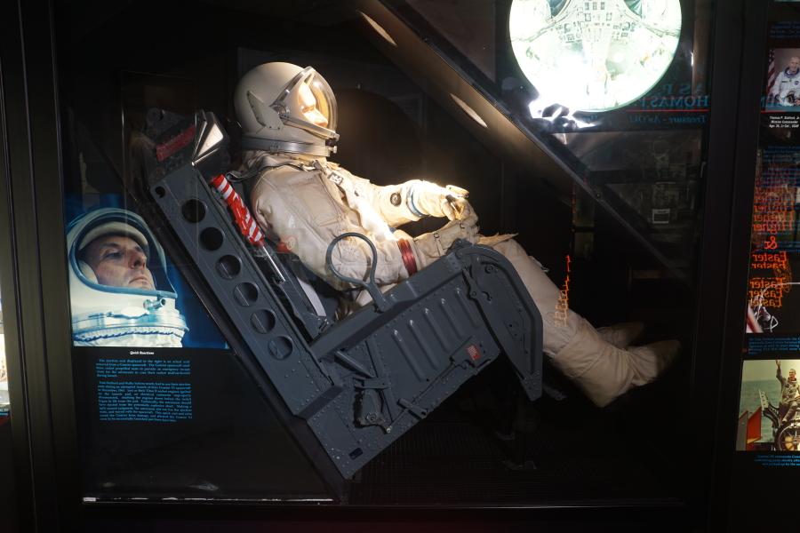 Gemini Ejection Seat at Stafford Air & Space Museum