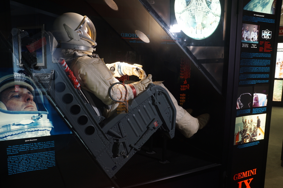 Gemini Ejection Seat at Stafford Air & Space Museum