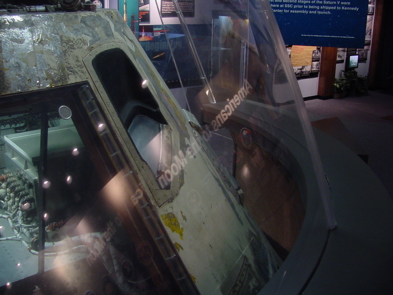 Command module rendezvous window (window #2) on Apollo 4 at Stennis Space Center