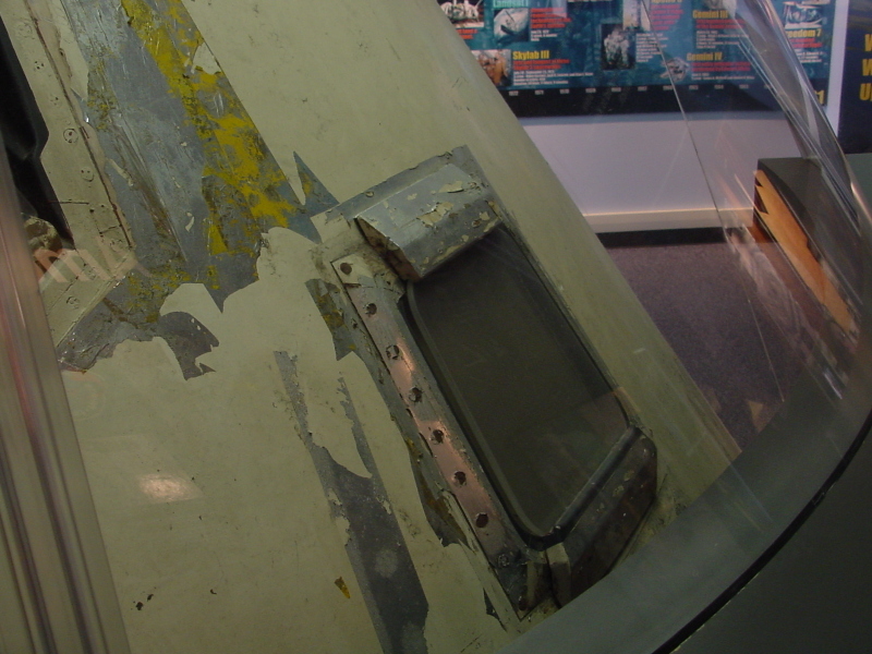 Command module side window (window #5) on Stennis Space Center at Apollo 4