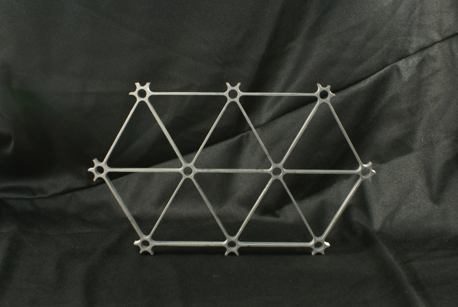 Triangular floor grid for Skylab Shoe at University of Alabama at Huntsville