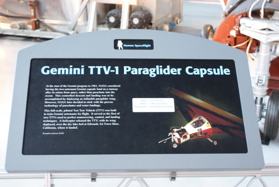 Gemini TTV-1 at Udvar-Hazy Center