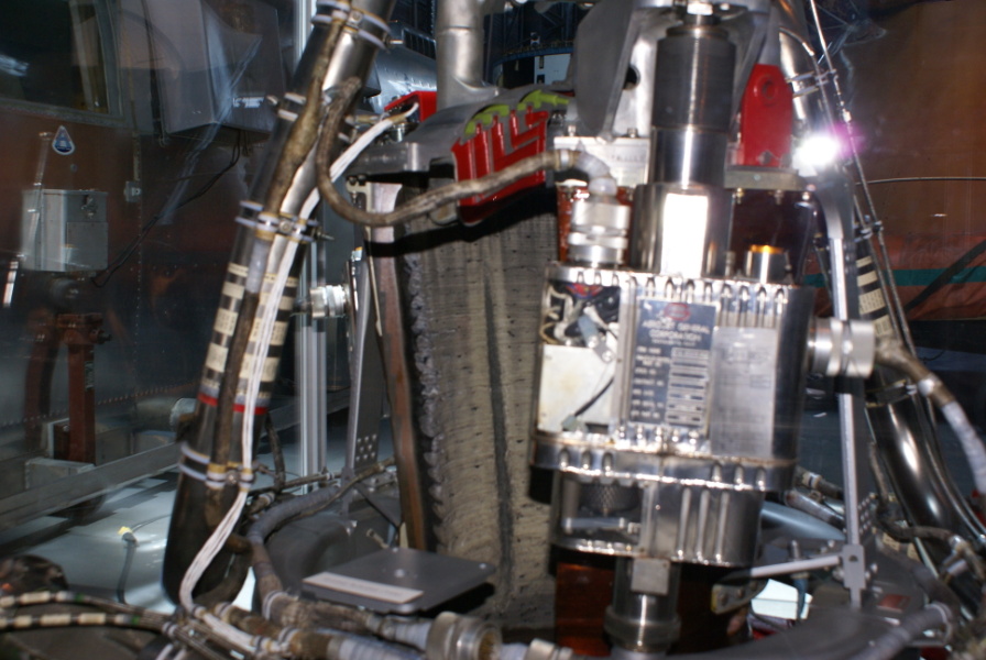 Service Propulsion System (SPS) Engine pitch gimbal actuator at Udvar-Hazy Center