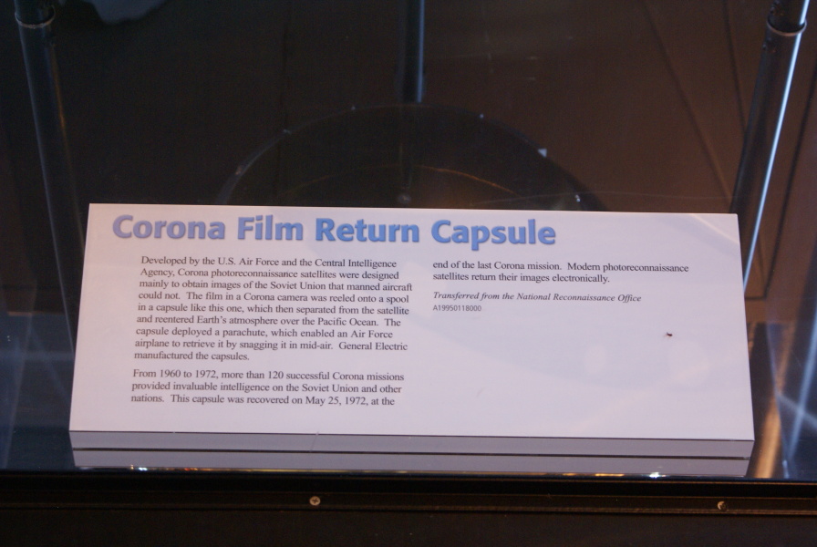 Corona Film Return Capsule at Udvar-Hazy Center