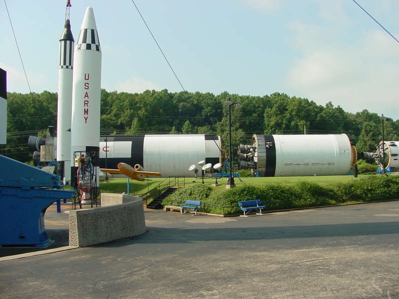 V-2 Engine (Outdoors) in the Rocket Park at U.S. Space and Rocket Center