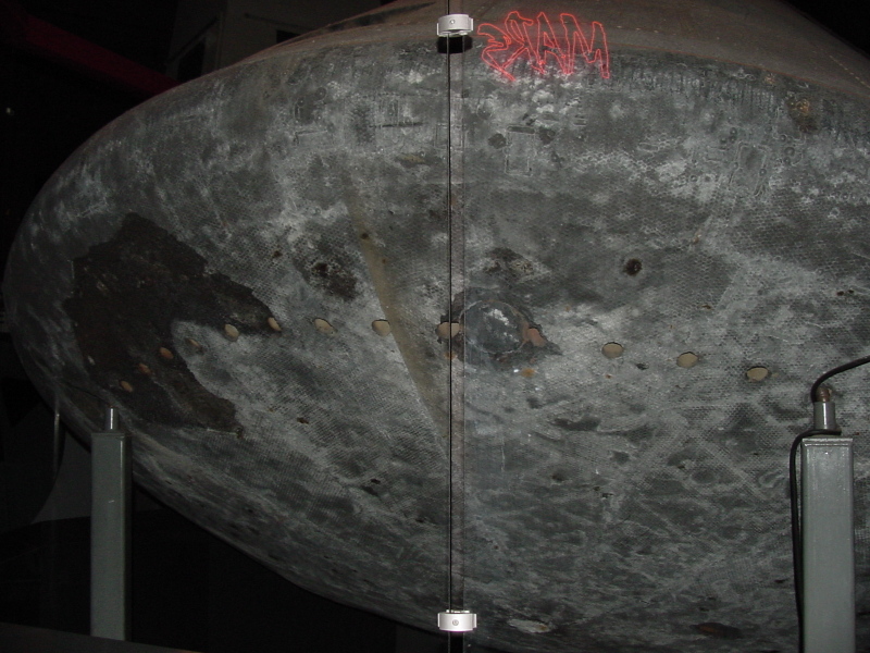 Apollo 16 heat shield at U.S. Space and Rocket Center
