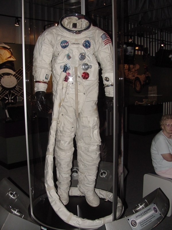Schweickart's Apollo 9 Suit at U.S. Space and Rocket Center