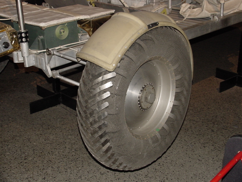 Lunar Roving Vehicle (Space Hall) tire at U.S. Space & Rocket Center
