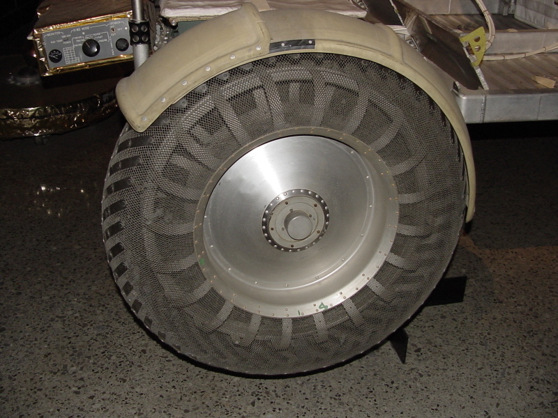 Lunar Roving Vehicle (Space Hall) tire at U.S. Space & Rocket Center
