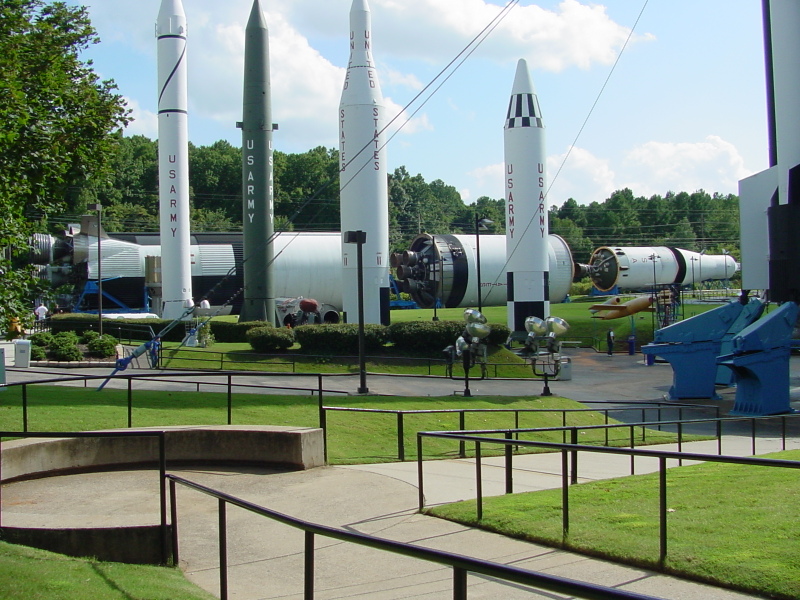 V-2 Engine (Outdoors) in the Rocket Park at U.S. Space and Rocket Center