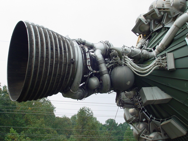 J-2 rocket engine on Saturn V S-IVB (Third) Stage at U.S. Space and Rocket Center