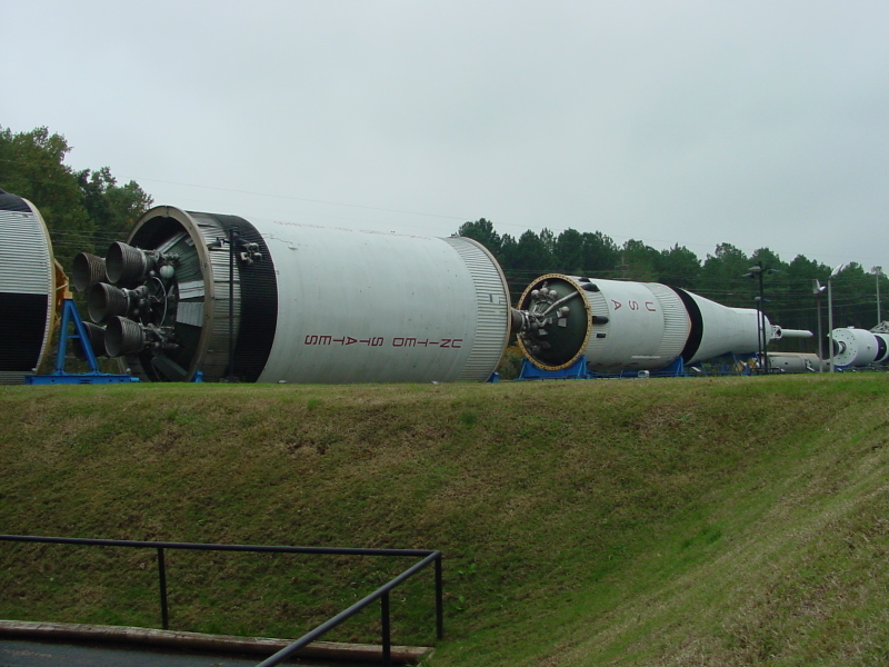 Saturn V S-IVB (Third) Stage as part of the Saturn V in the Rocket Park at U.S. Space and Rocket Center