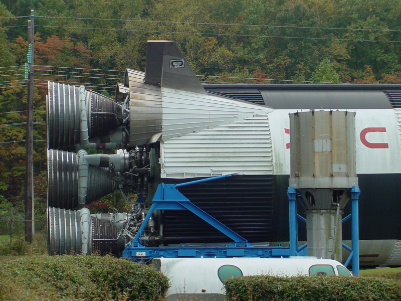 NERVA Engine in the Rocket Park at U.S. Space and Rocket Center