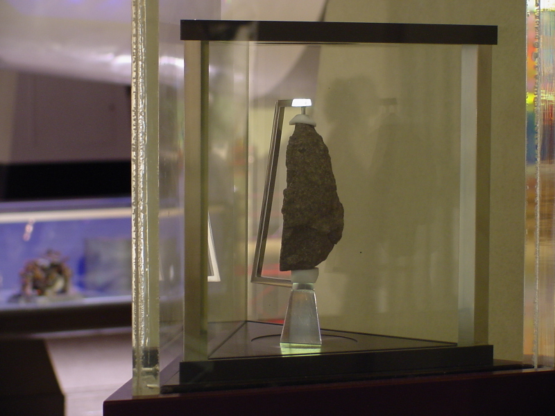 Apollo 12 Moon Rock 12065,15 at U.S. Space and Rocket Center