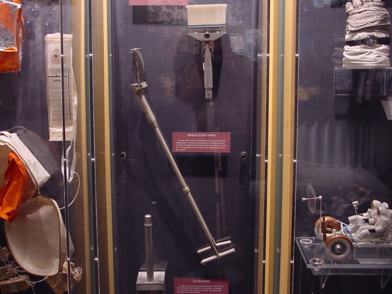 Long Lunar Sample Tongs at U.S. Space & Rocket Center