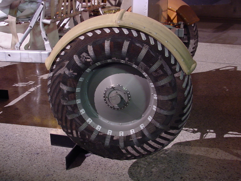 Lunar Roving Vehicle (Space Hall) tire at U.S. Space & Rocket Center