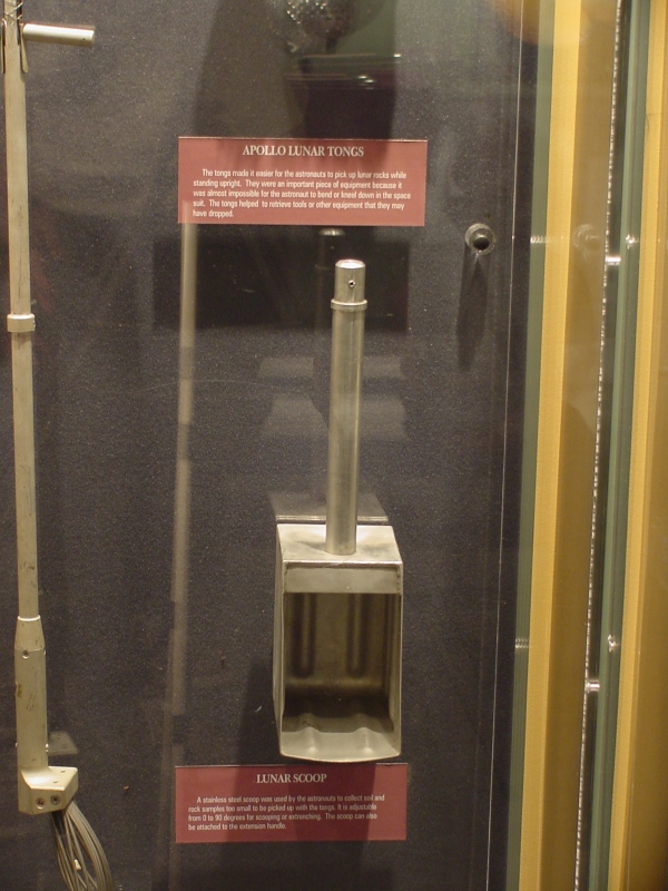 Large Lunar Sample Scoop at U.S. Space & Rocket Center
