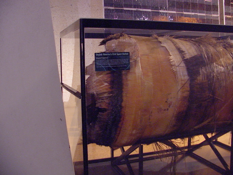 Skylab oxygen tank which survived reentry at U.S. Space and Rocket Center