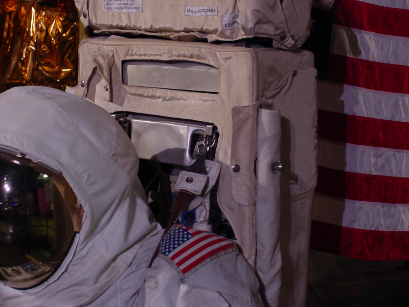 Apollo A7LB Suit (Space Hall) Portable Life Support System (PLSS) at U.S. Space & Rocket Center