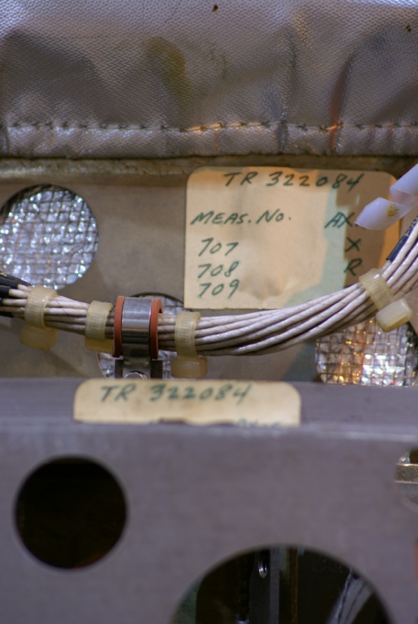 Labels on Apollo Fuel Cell (Space Hall) at U.S. Space & Rocket Center