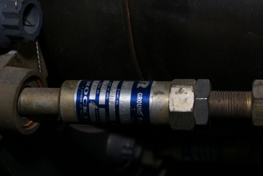 G4059 gimbal lock assembly on F-1 Engine F-6045 at U.S. Space & Rocket Center