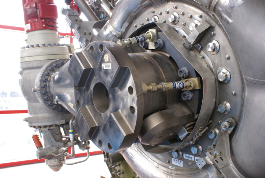 Gimbal bearing on F-1 Engine (Davidson Center) at U.S. Space and Rocket Center
