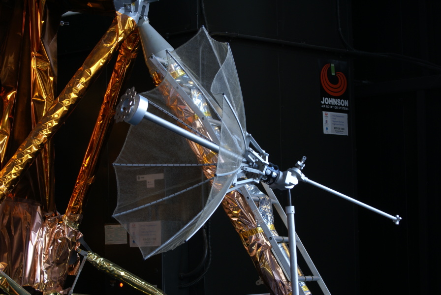 High gain antenna on Lunar Roving Vehicle (Davidson Center) at U.S. Space & Rocket Center