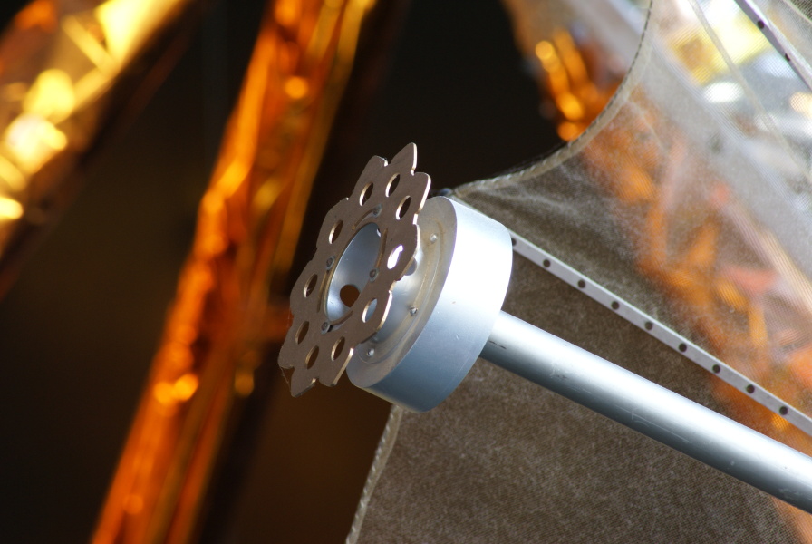 High gain antenna feed horn on Lunar Roving Vehicle (Davidson Center) at U.S. Space & Rocket Center