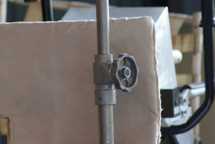 Knob on high gain antenna mast on Lunar Roving Vehicle (Davidson Center) at U.S. Space & Rocket Center