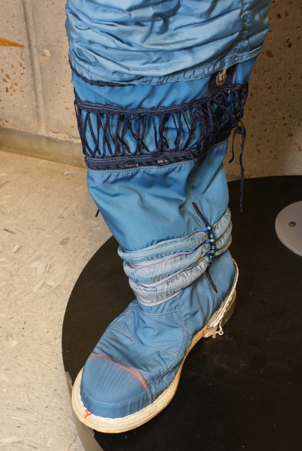 Boots on Kerwin Skylab Suit at U.S. Space and Rocket Center