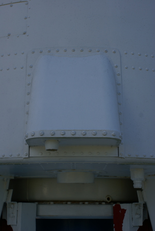 LOX replenish coupling balcony on Mercury-Redstone Booster at U.S. Space and Rocket Center
