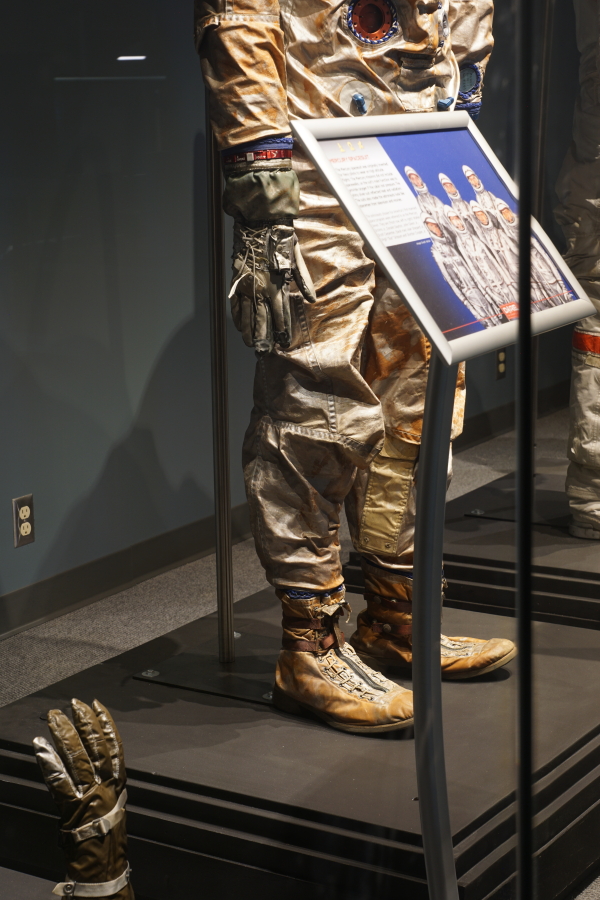 Legs of Gemini G2C Suit (Charles Laine) at U.S. Space & Rocket Center