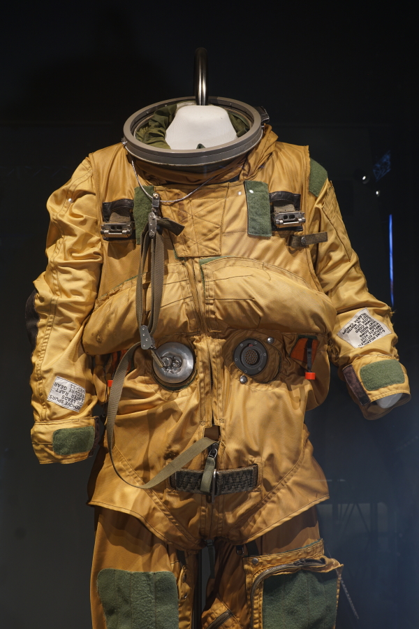 Torso of Shuttle Ejection Escape Suit at U.S. Space & Rocket Center