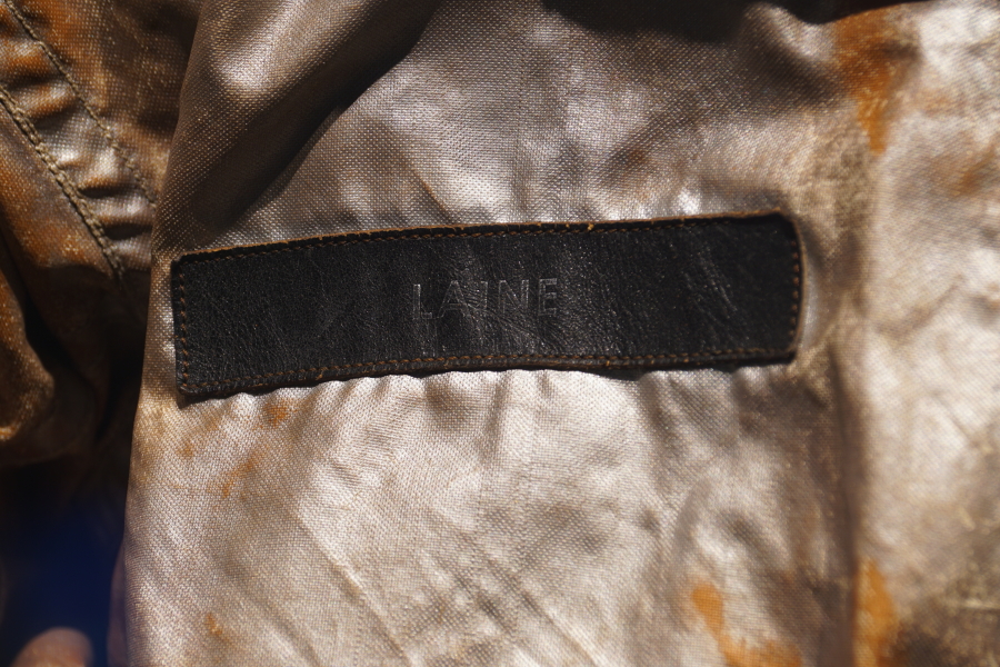 LAINE name tag on Gemini G2C Suit (Charles Laine) at U.S. Space & Rocket Center