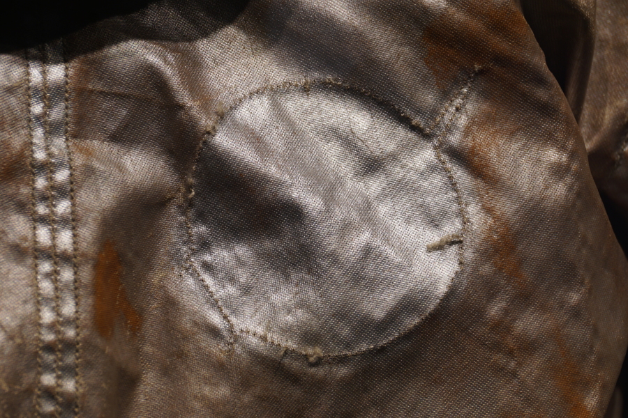NASA meatball patch on Gemini G2C Suit (Charles Laine) at U.S. Space & Rocket Center
