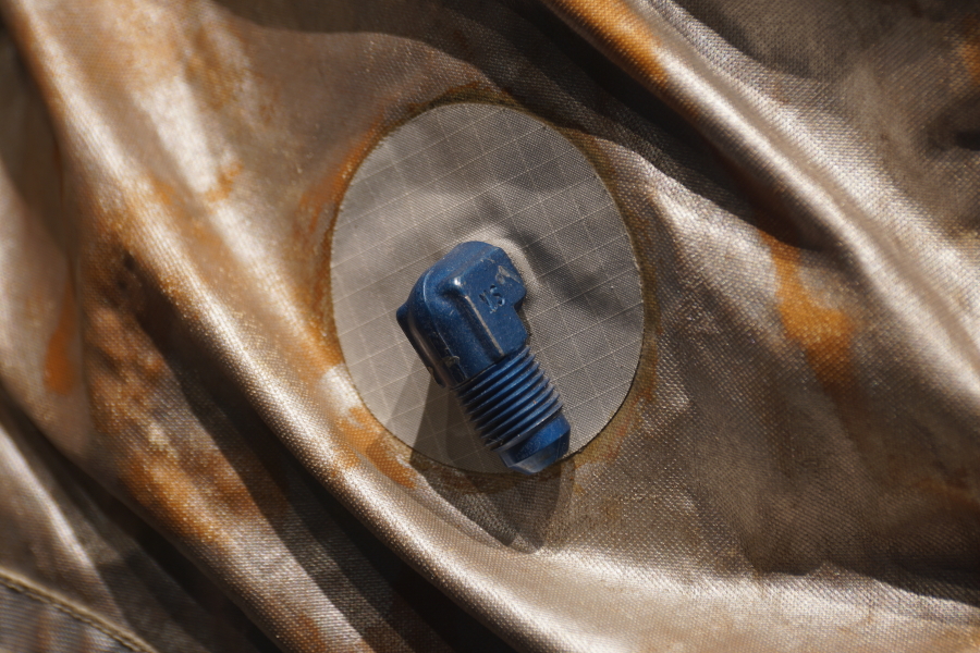 Unknown connector on Gemini G2C Suit (Charles Laine) at U.S. Space & Rocket Center