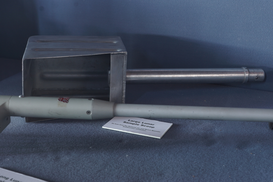 Large Lunar Sample Scoop at U.S. Space & Rocket Center