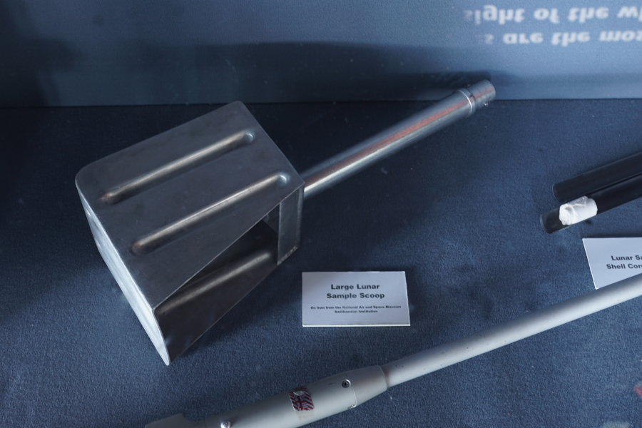 Large Lunar Sample Scoop at U.S. Space & Rocket Center